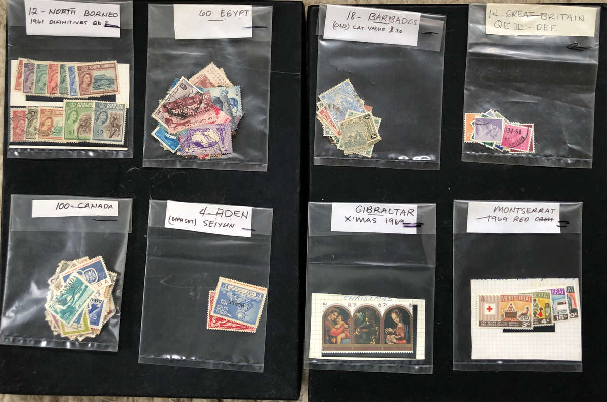 Stamps 17 Packets Sorted by Collector