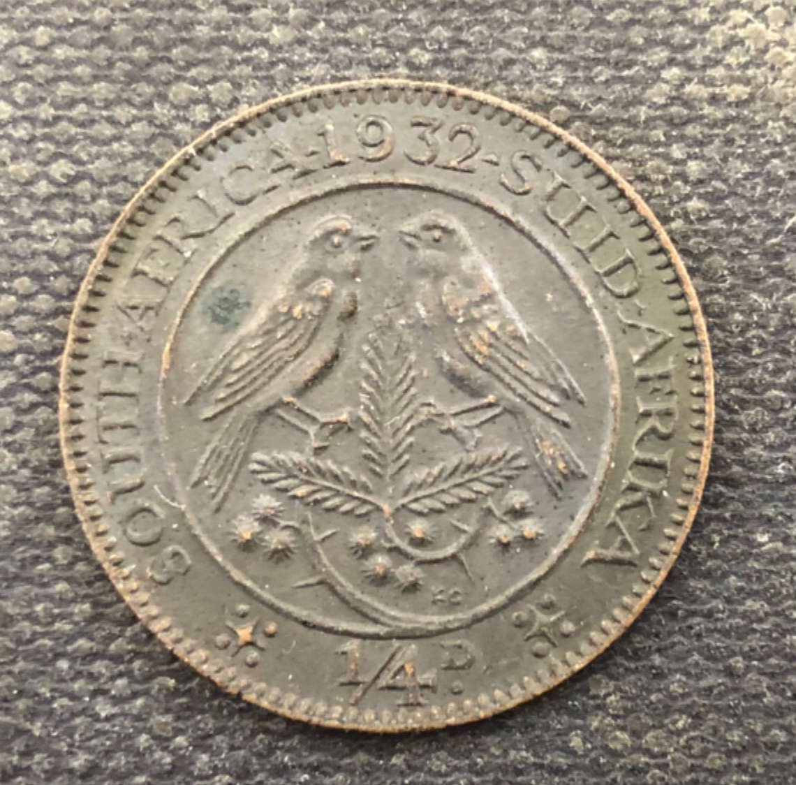 FARTHING 1932 UNION OF SOUTH AFRICA