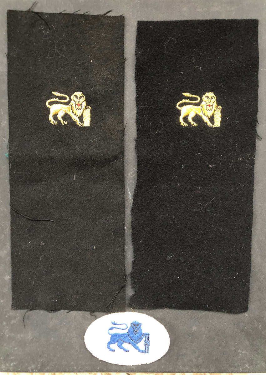 MILITARIA NAVY? THREE CLOTH BADGES