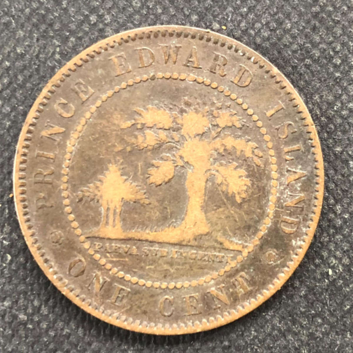 CANADA 1871 PRINCE EDWARD ISLAND  ONE CENT