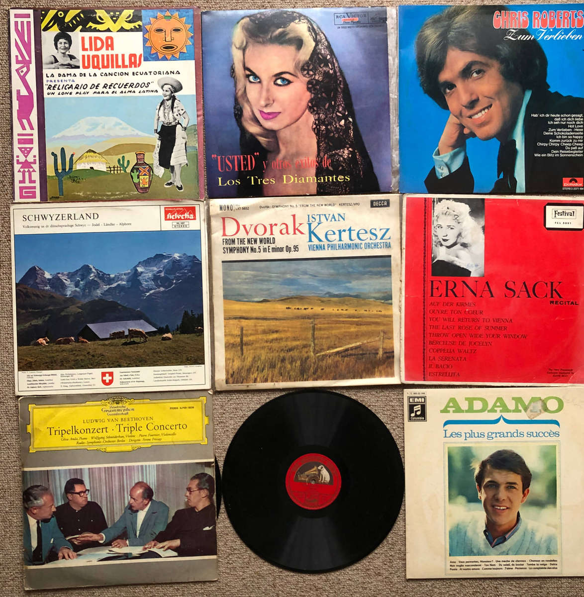 Collection of 45 Long Playing and other Vinyl Records