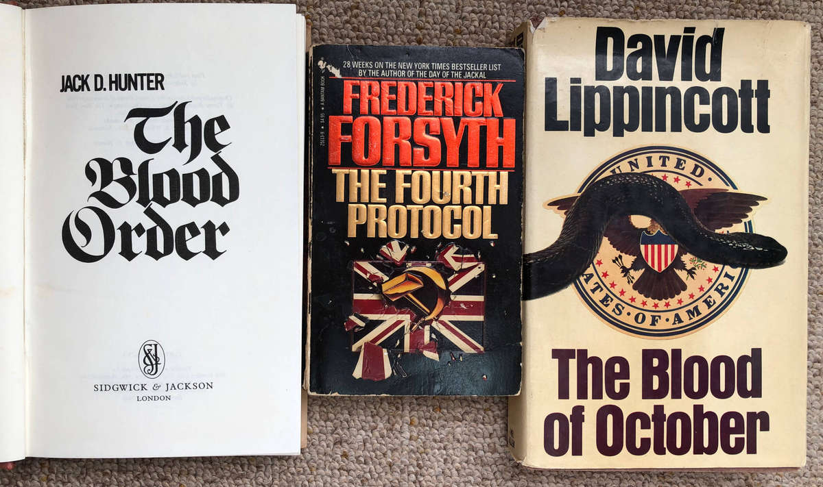 The Blood Order by Jack D Hunter First Edition The Blood of October by David Lippincott First.......