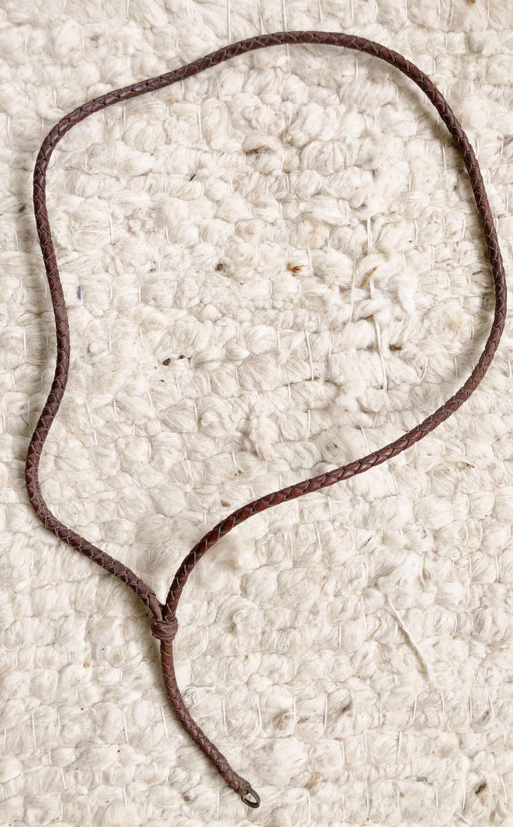 LANYARD LEATHER BRAIDED OR PLAITED VINTAGE