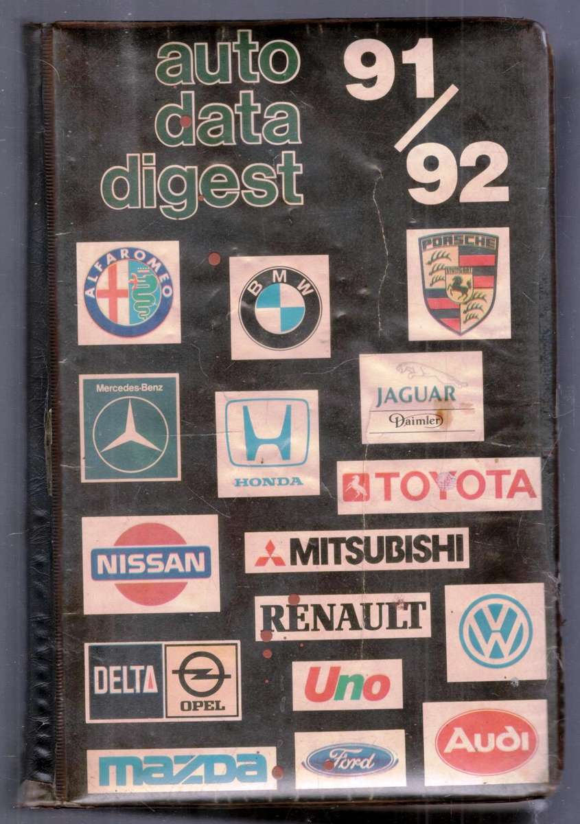 Auto Data Digest  ---  1991 - 1992