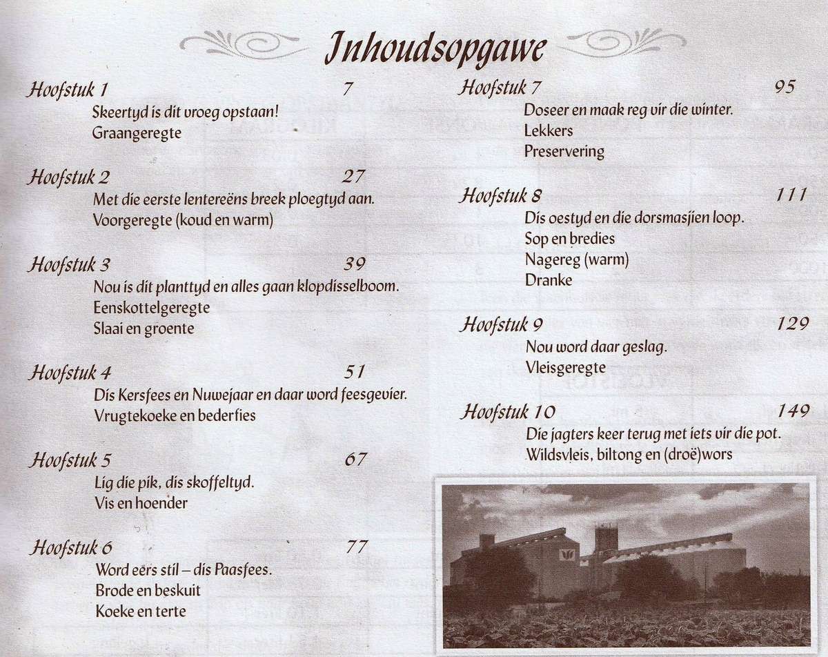 Kaiings Kaboemielies en Kontreistories  --  Siudwes Landbou