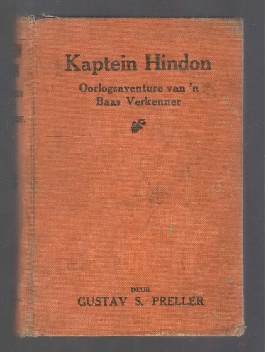 Kaptein Hindon  --  Gustav S Preller