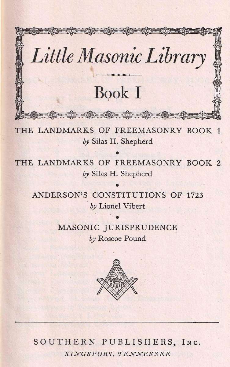 Little Masonic Library  --  Complete Set of 5 Books