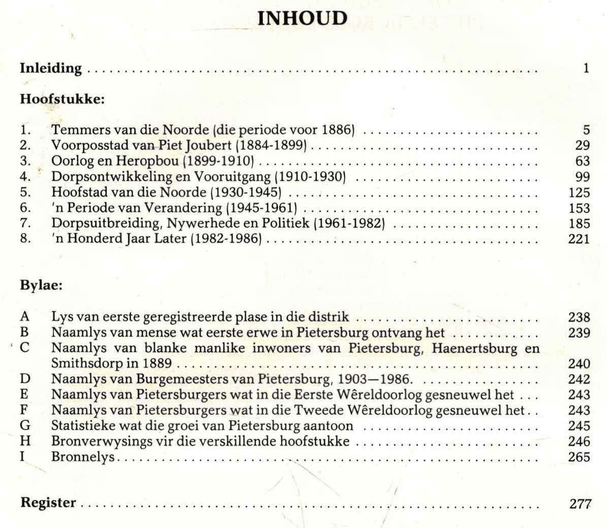 Pietersburg 1886 - 1986