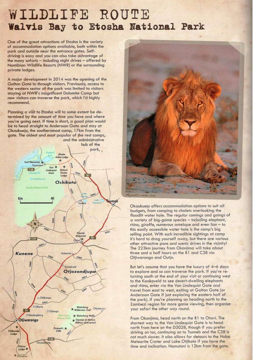 Road Tripping  --  Namibia  --  Map Studio