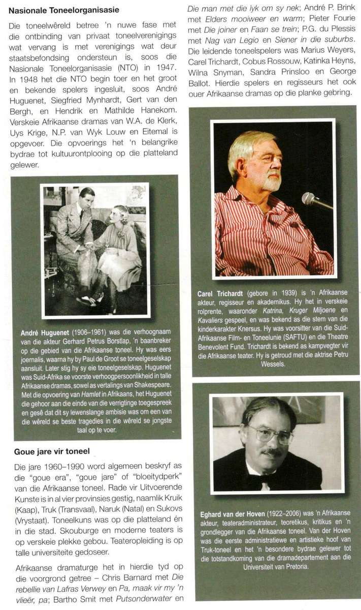 TAALPIONIERS  ---  Danie Langer en Dawie du Plessis