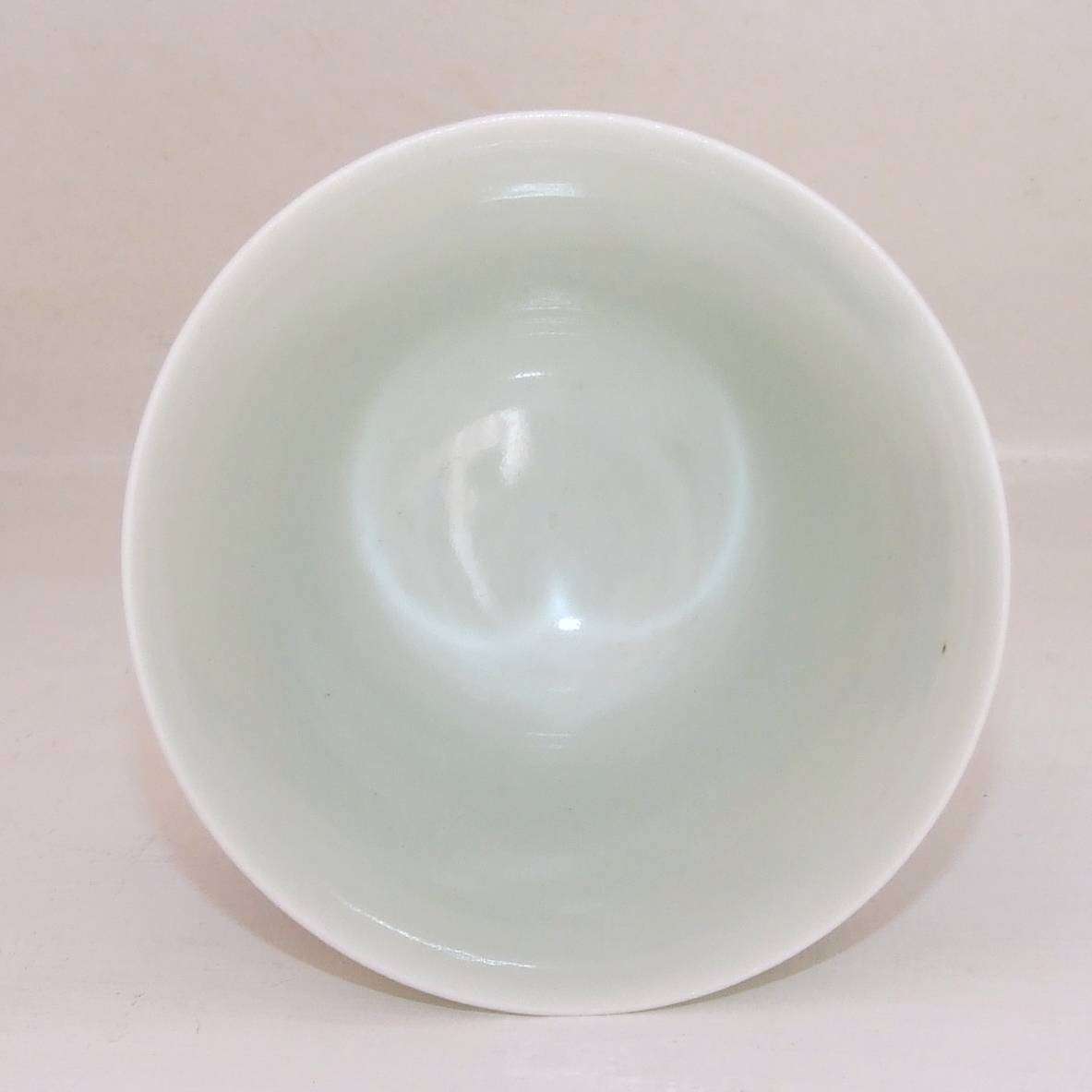 Porcelain bell-shaped eggshell quality cup from Hirado, Japan, early 20th century