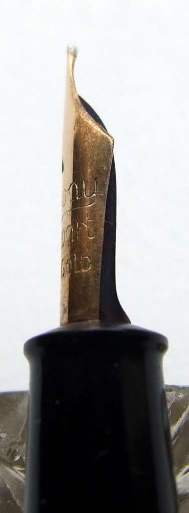 Vintage Conway Stewart #388 Green Marble Fountain Pen, 14ct nib