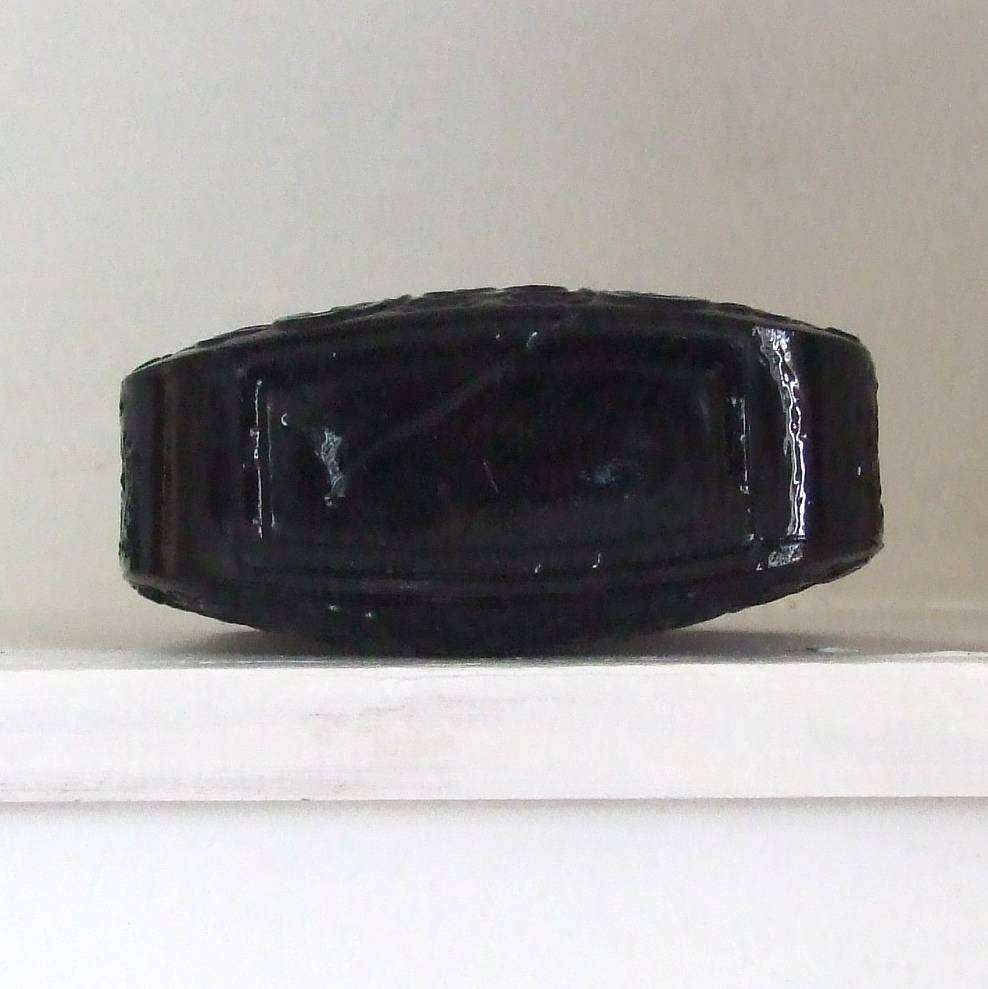 Vintage  Vidrios de Levante Pressed Art Glass bottle vase