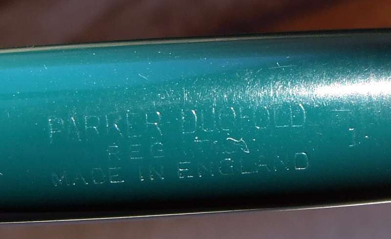 Vintage PARKER DUOFOLD  aerometric fill, 14ct nib, working.