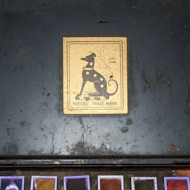 Vintage REEVES 20 watercolour artist's tin box