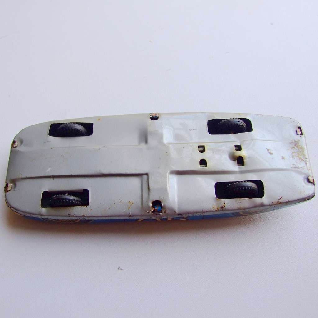 Vintage 1950s Japanese Tinplate Streamline Racing Car  No. 50
