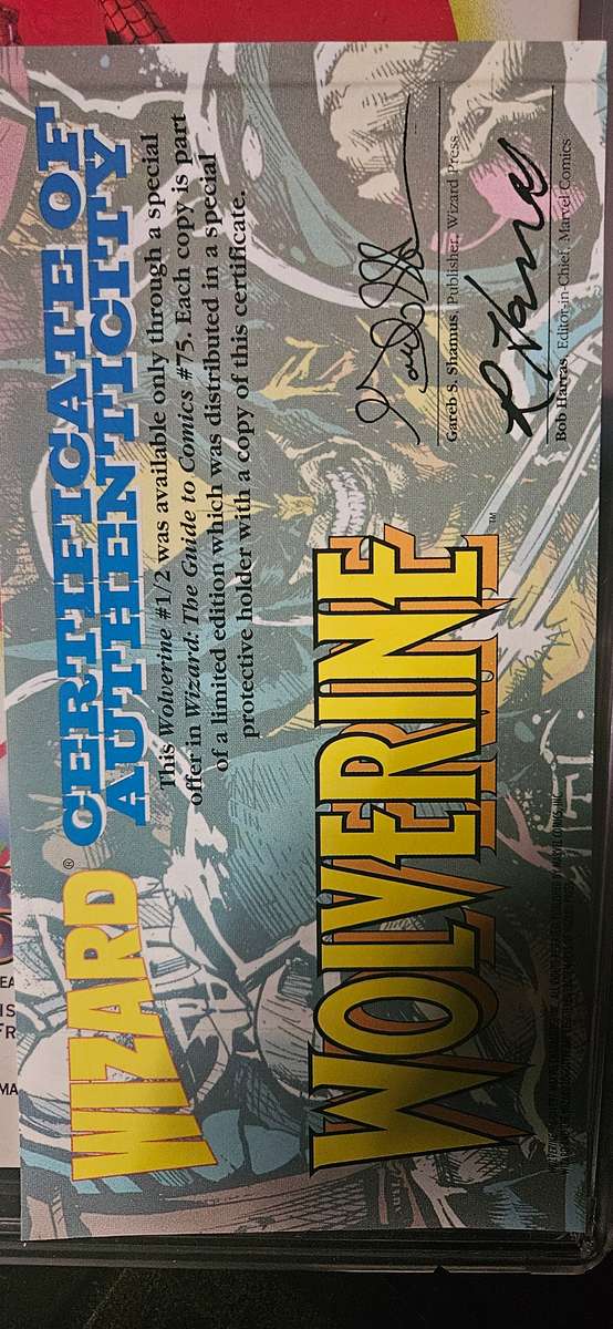 Wolverine (1997) Wizard 1/2 1B CGC 9.6 with C.O.A