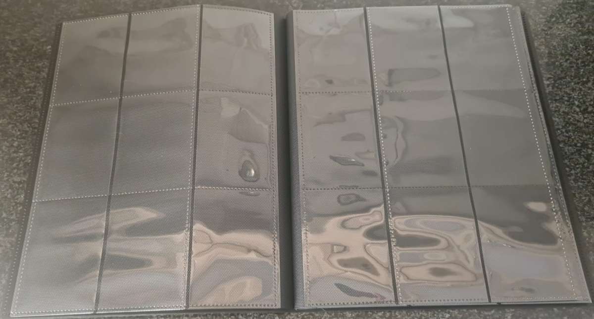 Card Binder 9 Pocket Side Loading - 360 Cards - Black