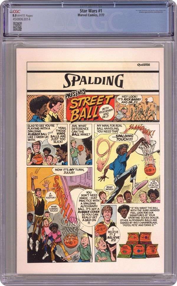 Star Wars (1977 Marvel) 1 CGC 8.0 1st Printing