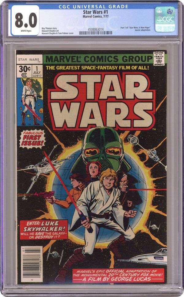 Star Wars (1977 Marvel) 1 CGC 8.0 1st Printing