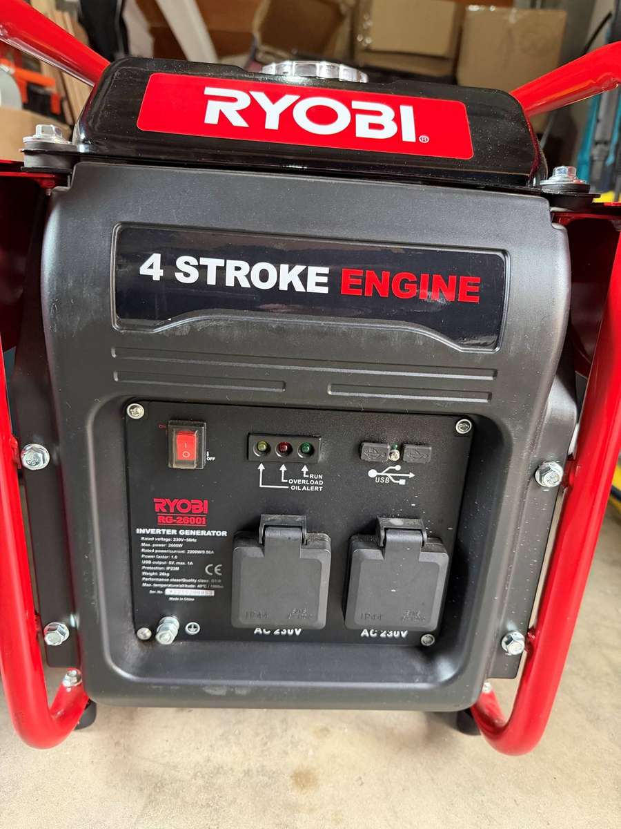 Ryobi RG-2600i 2600W inverter generator open frame