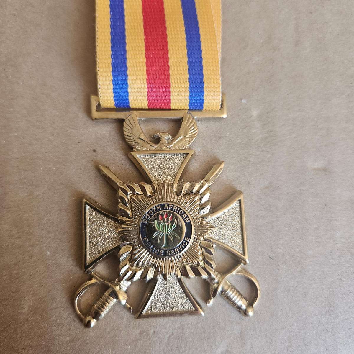 SAPS Gold Cross for Bravery Medal