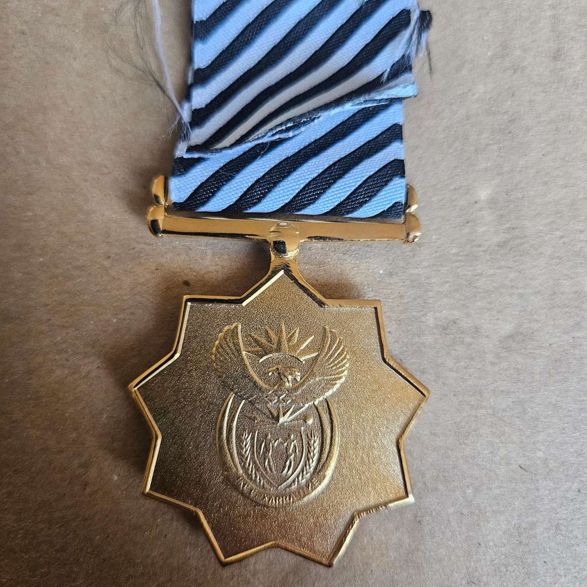 Mandela Funeral Gold Medal