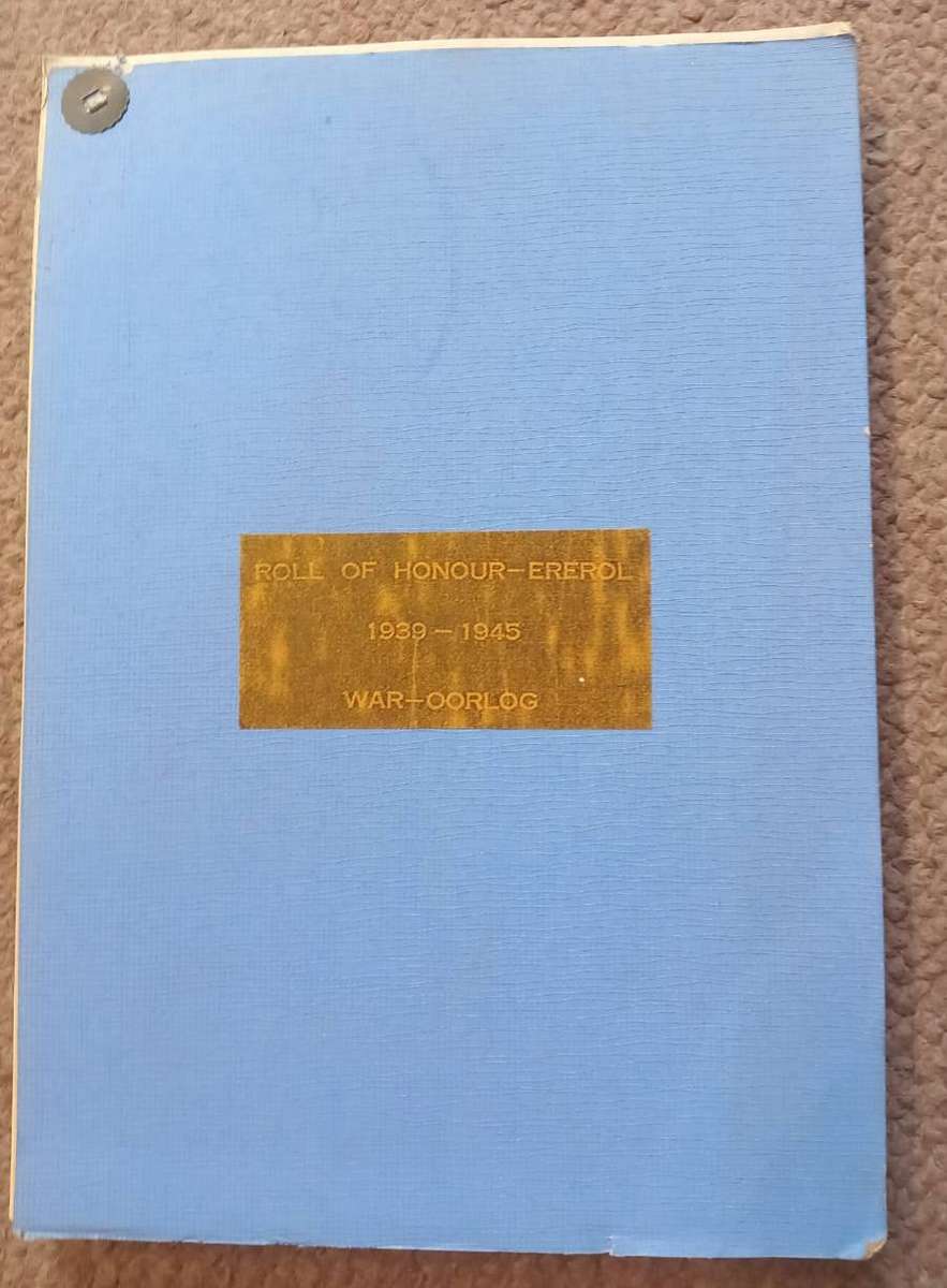 Roll of Honour War Medal book