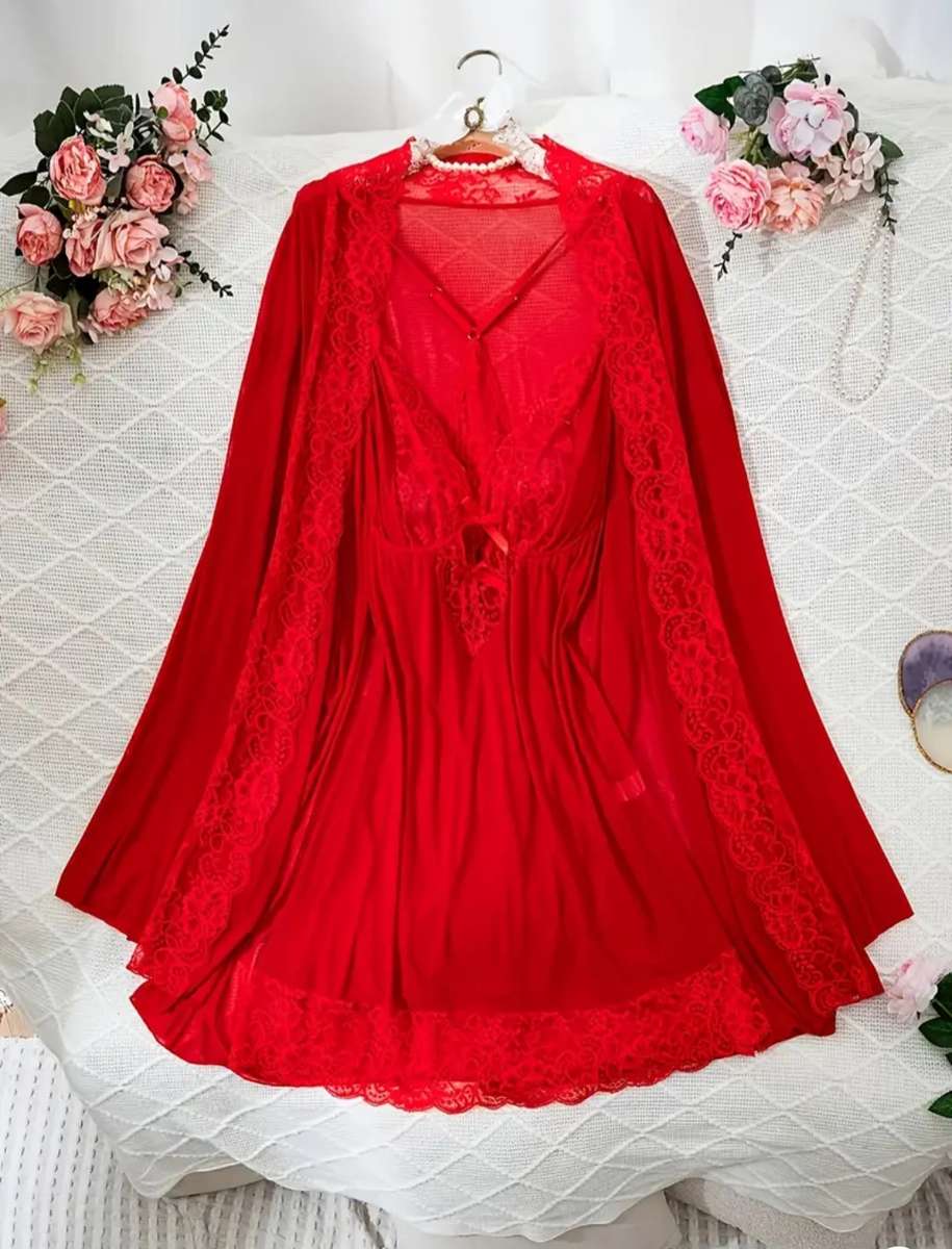 Red Baby doll Lingerie: 5XL