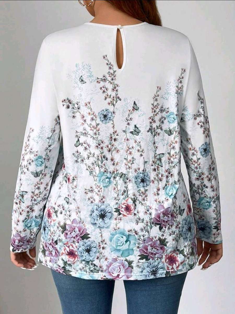 Long Sleeve Top:  4XL