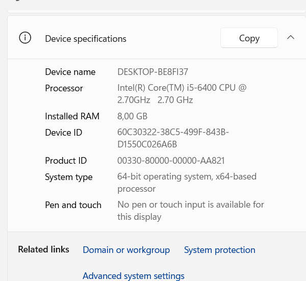 Proline 6th Gen Core i5 PC Box for sale
