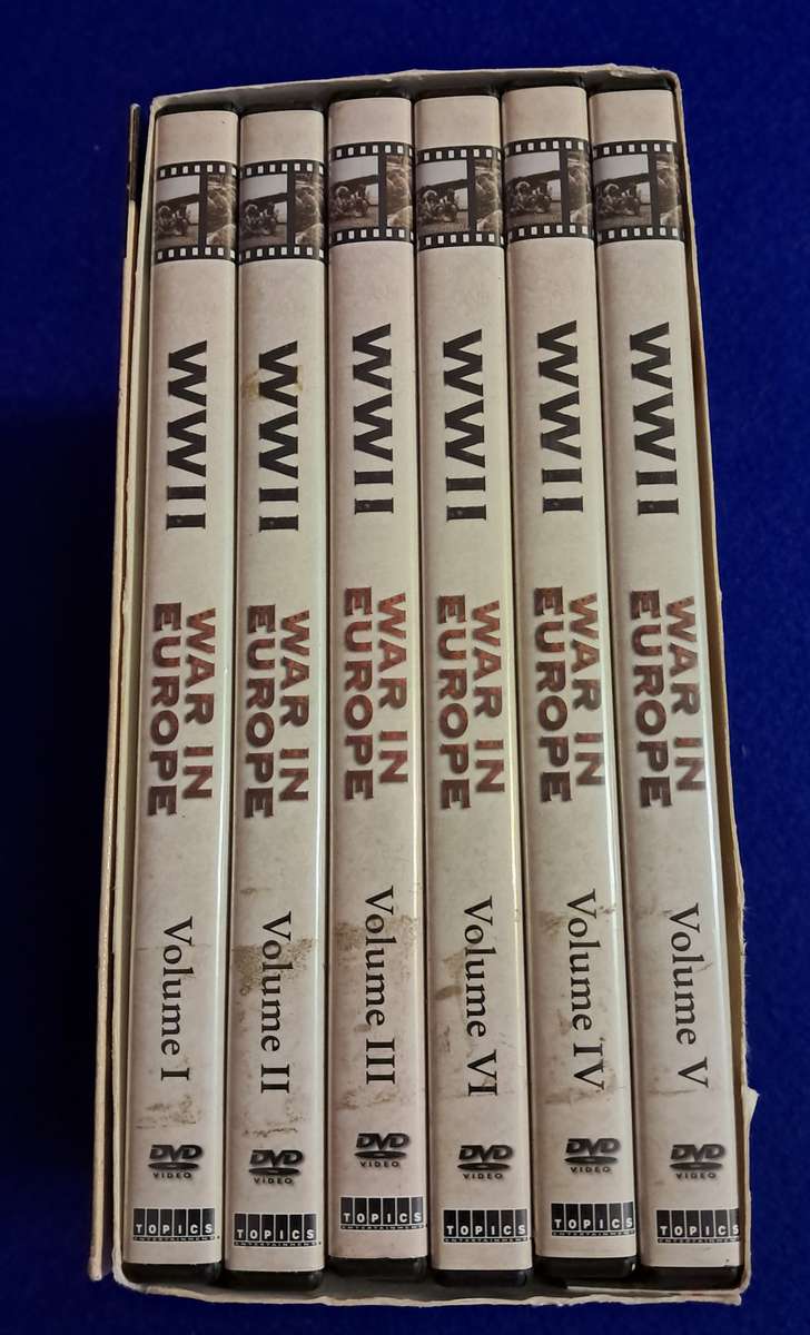 WWII War in Europe DVD set