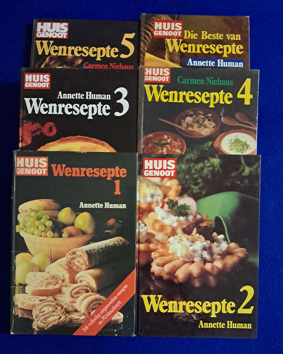 Wenresepte 1 tot 5 en die Beste van Wenresepte