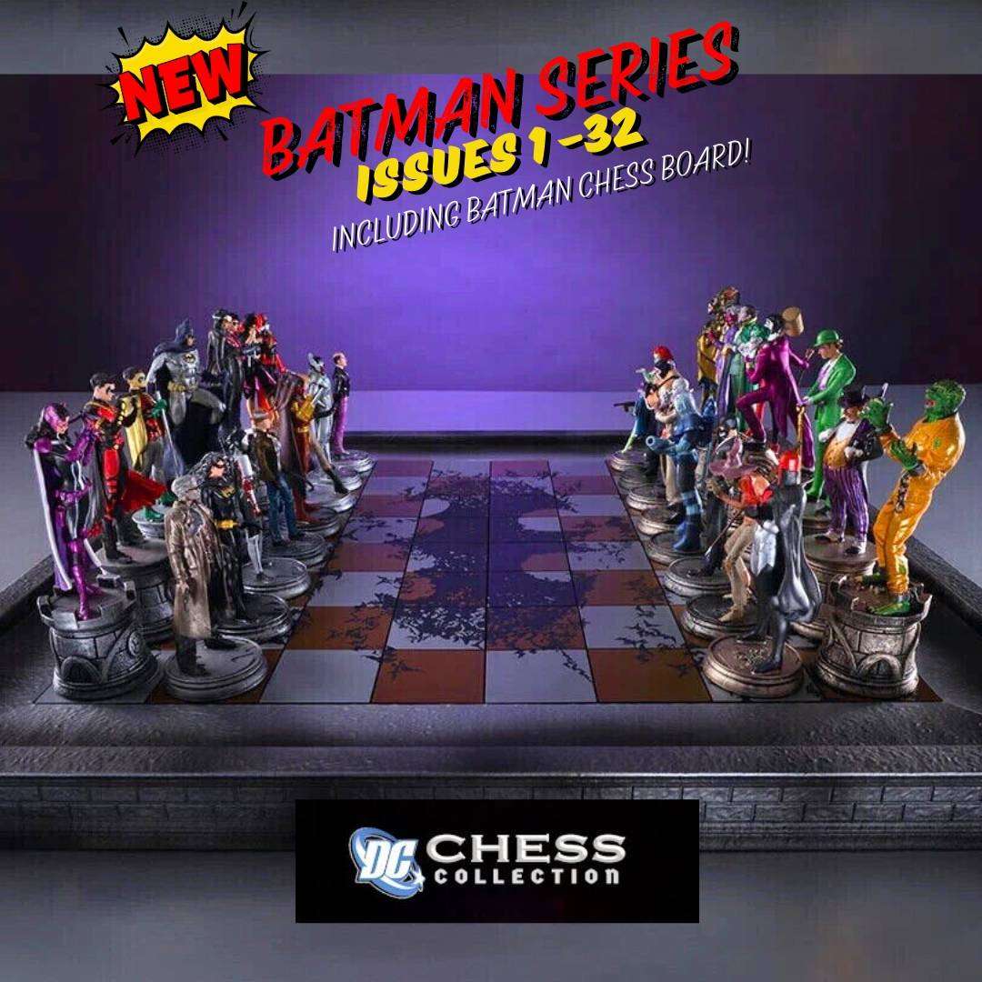 Eaglemoss DC Comics Chess Collection - Batman Series (Issues 1 - 32) NEW!