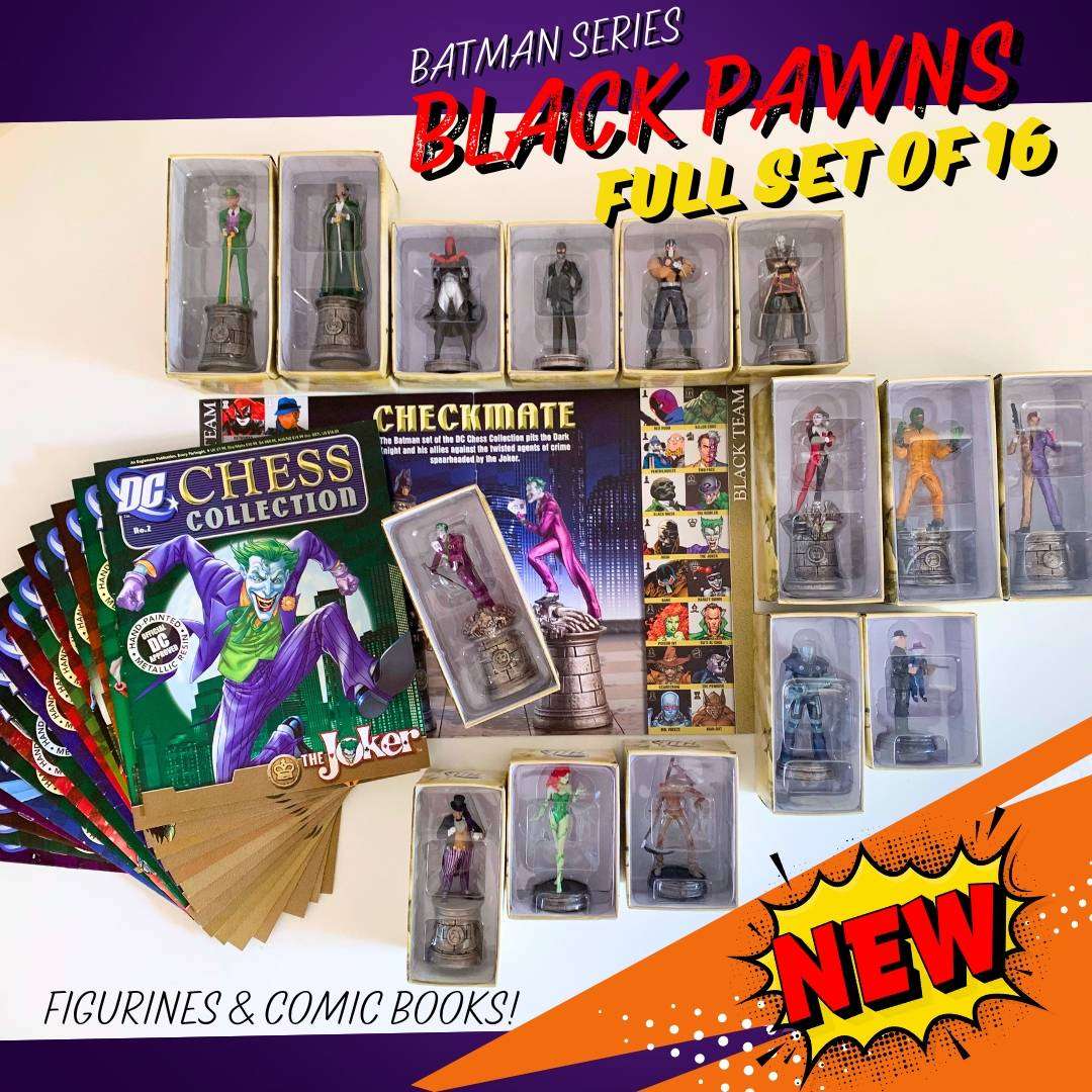Eaglemoss DC Comics Chess Collection - Batman Series (Issues 1 - 32) NEW!