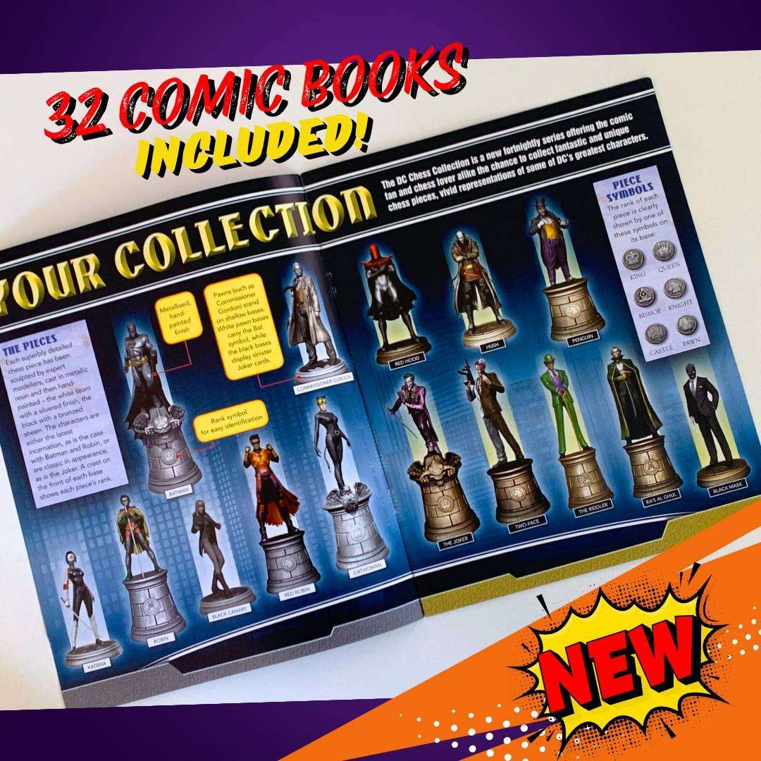 Eaglemoss DC Comics Chess Collection - Batman Series (Issues 1 - 32) NEW!