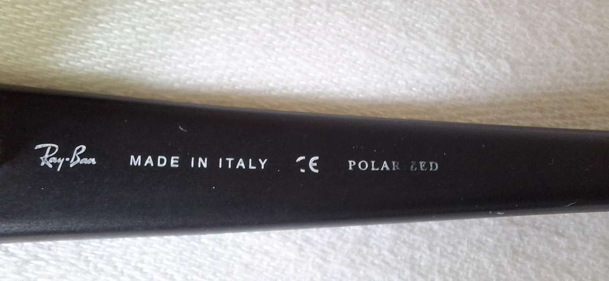 Ray-Ban Vintage Authentic Polycarbonate Gunmetal POLARIZED Oval Mens Large Sporty Sunglasses(unisex