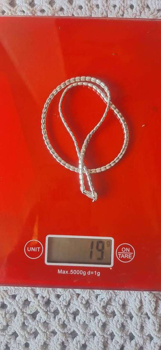 Venitian style 925 linked chain necklace made in Italy