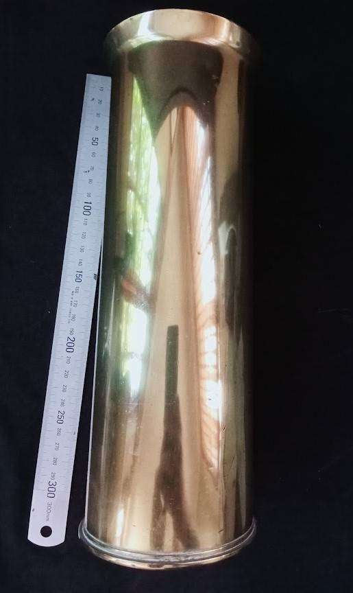 Military Brass Cannon Shells 1937 WW2 used for a decorative item