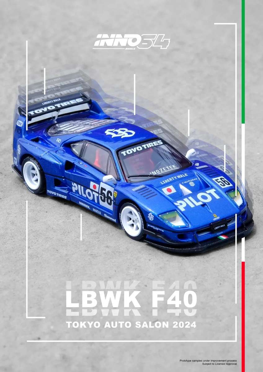 INNO64 LBWK (F40) Tokyo Auto Salon 2024 (Pilot)