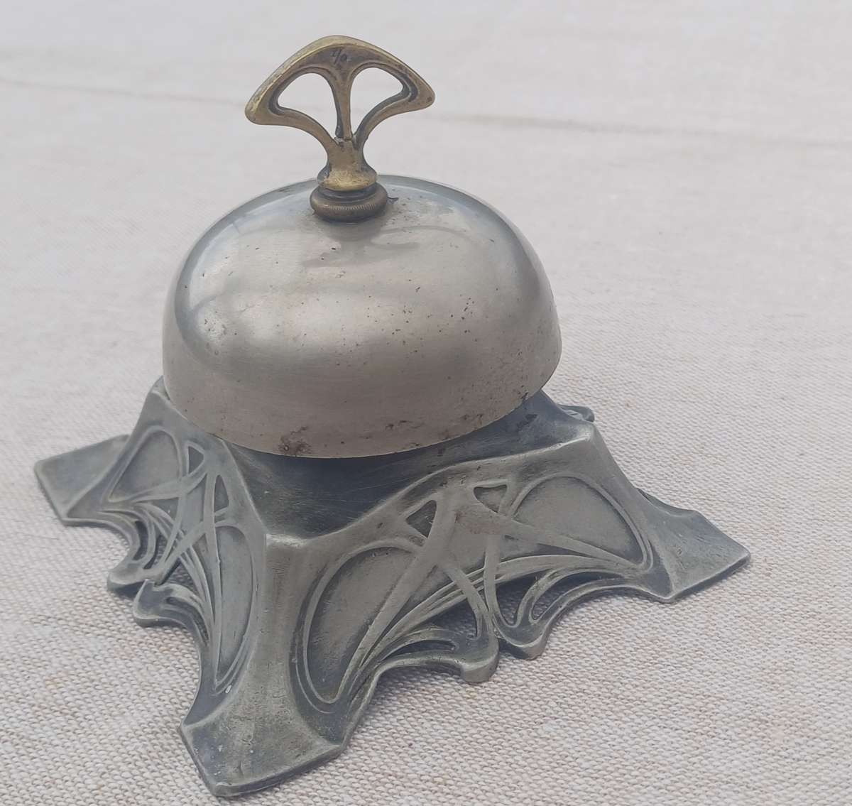 Vintage Metal Desk Service Bell