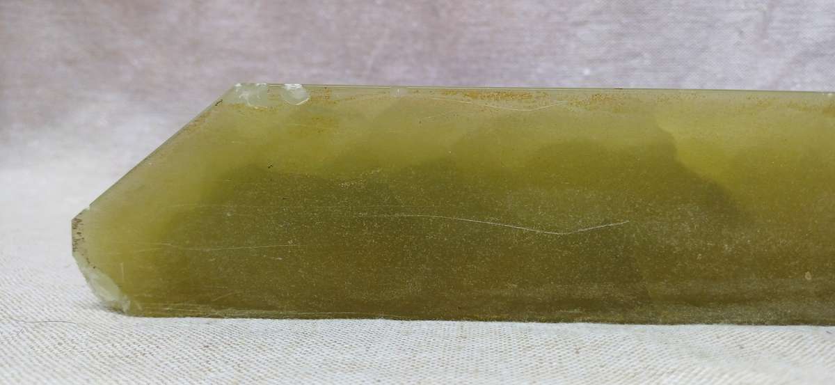 Vintage Claridge Swiss Windup Green Marble Mantle Clock