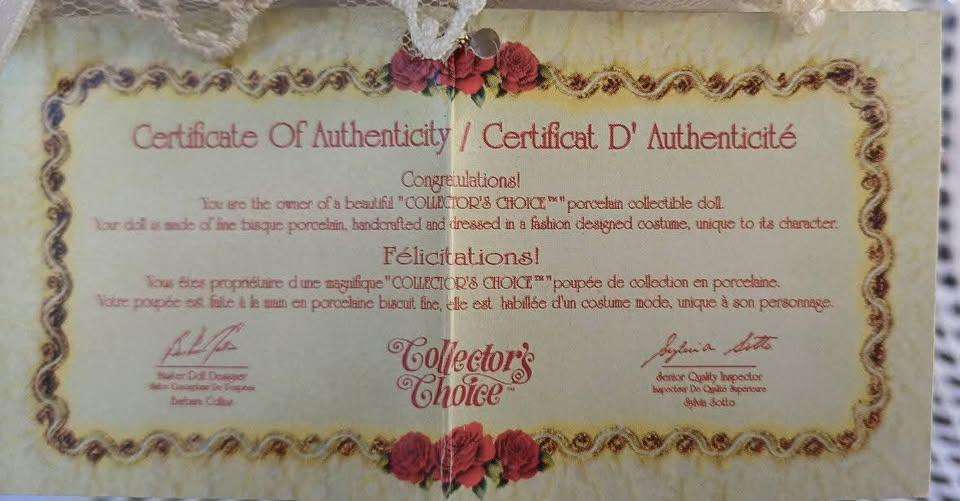 Collector's Choice Porcelain Doll