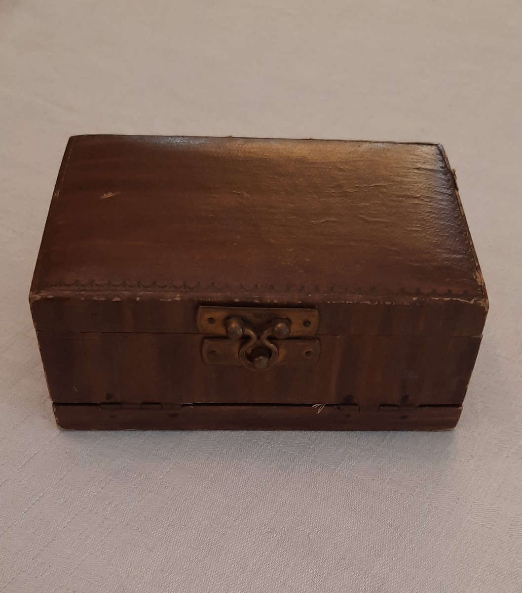 Baby's 1927 Christening Set (with sterling silver brush, comb & mirror in case)