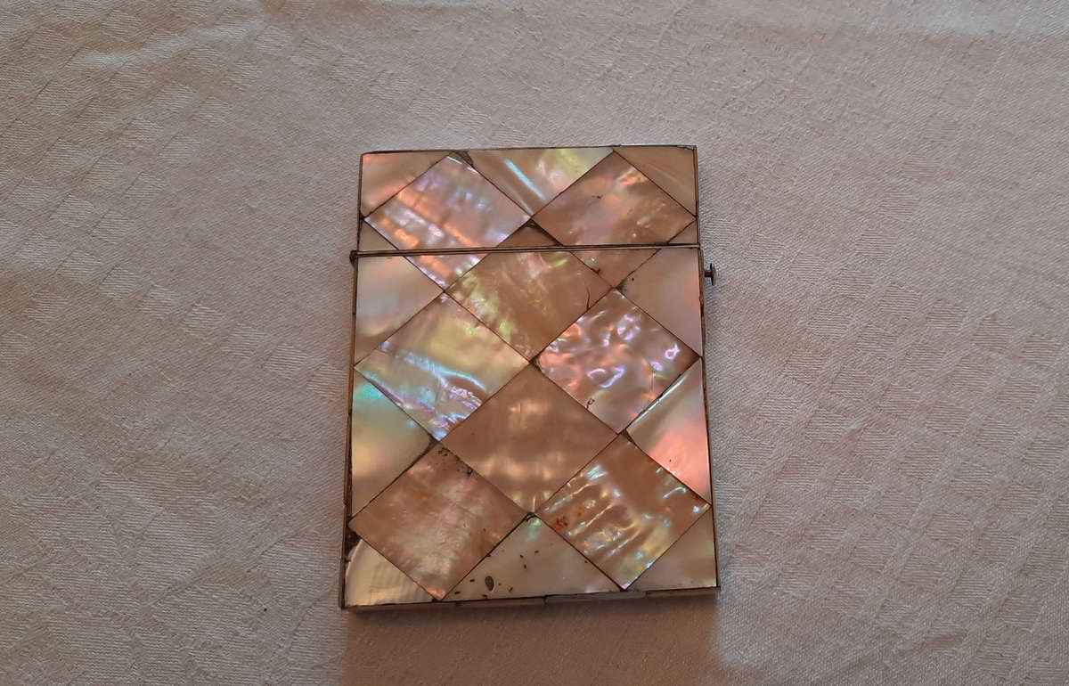 Antique Mother of Pearl Card Case
