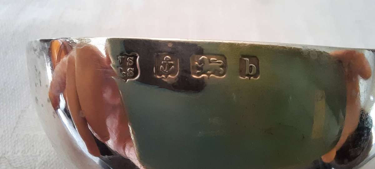 Pair of Sterling Silver Salts