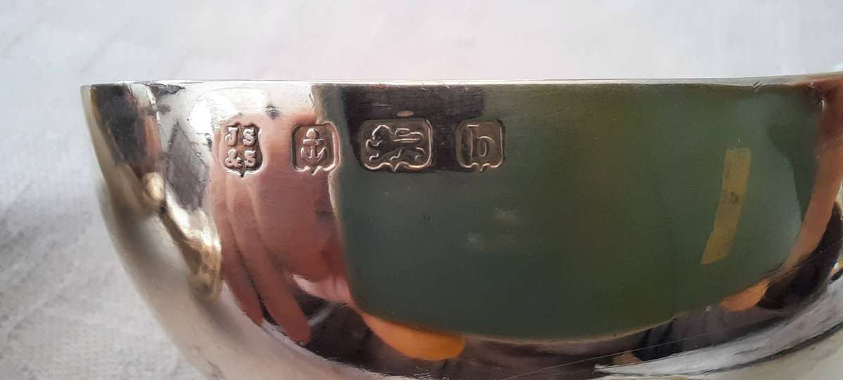 Pair of Sterling Silver Salts