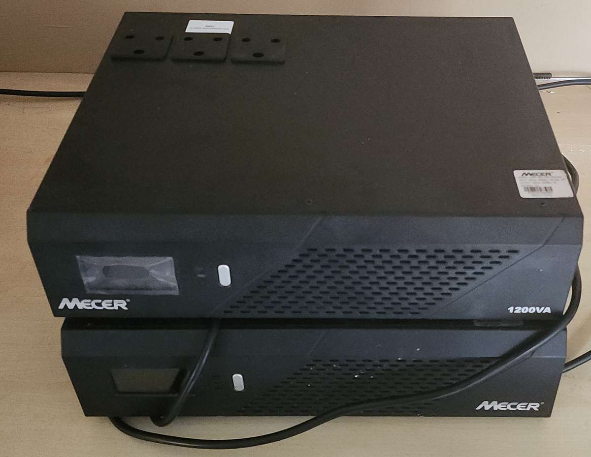 2 x Mecer UPS Inverter for Parts or Repair