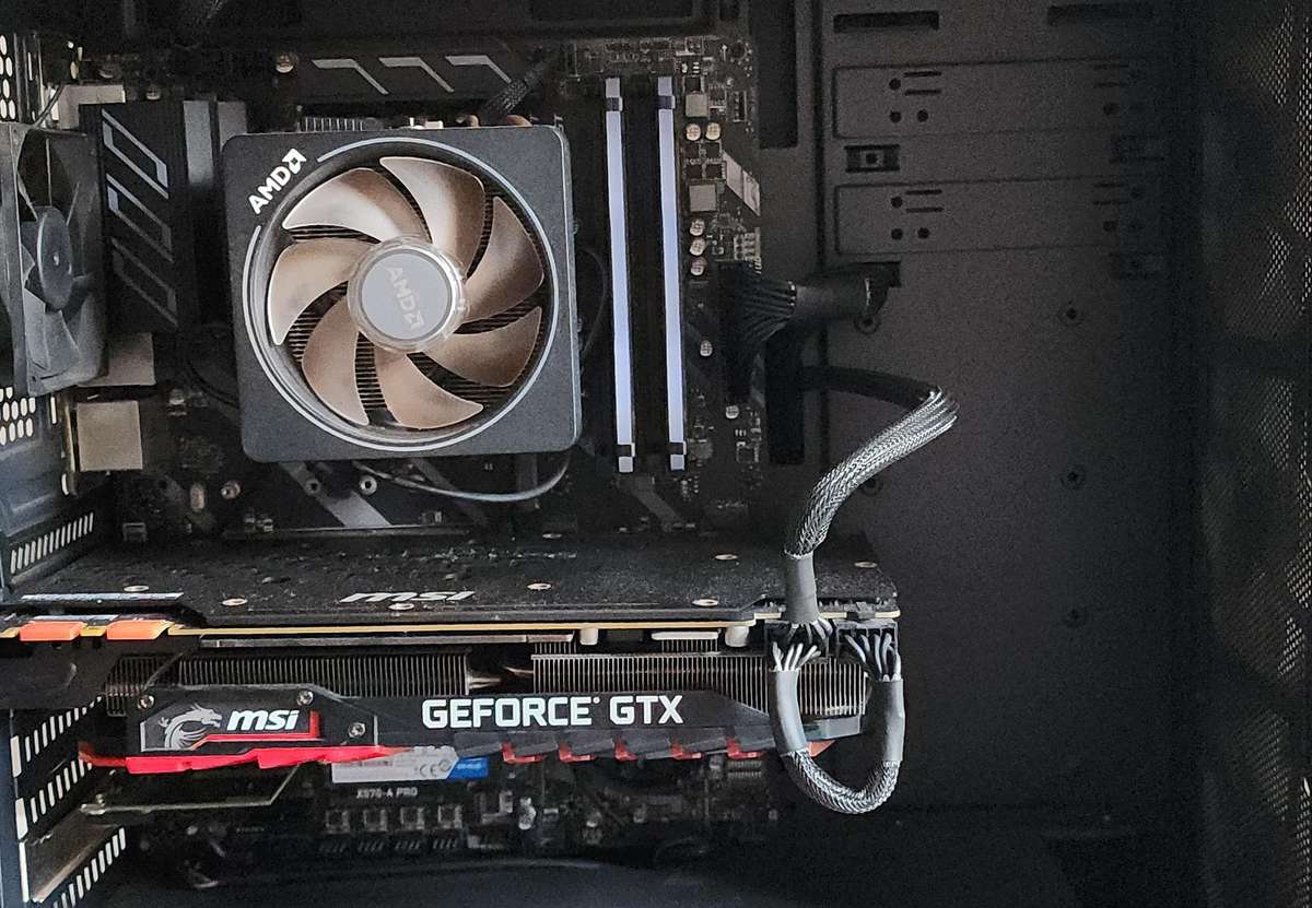 MSI X570-A PRO with Ryzen 7 2700X 16GB ram and GTX1080TI Gaming PC