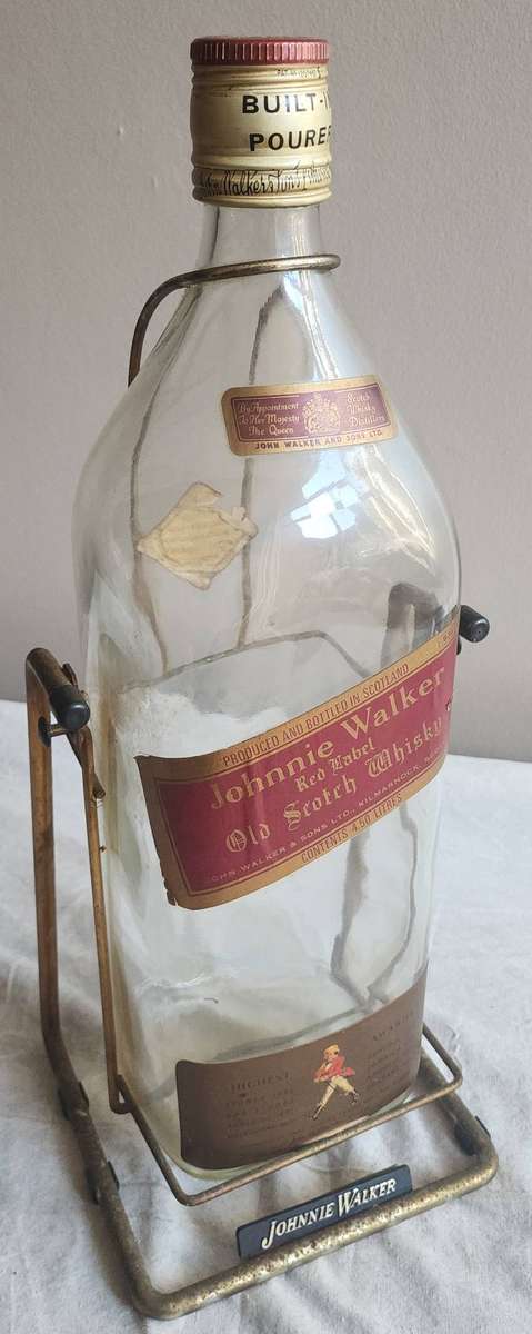Large Empty Johnnie Walker Red Label 4.5L Bottle for BAR